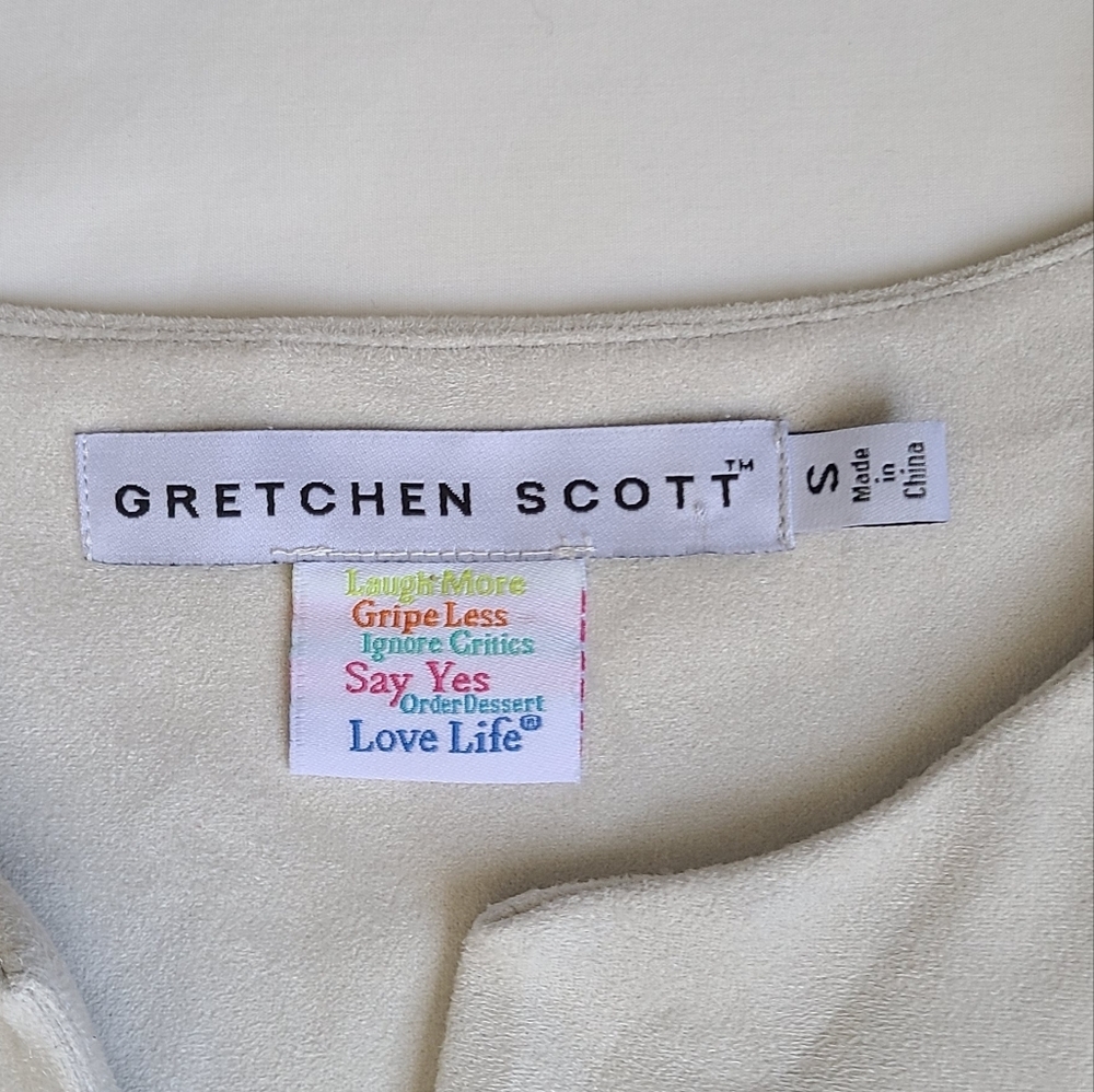 Gretchen Scott Ultra Suede Bell Sleeve Dress - Picture 2 of 5